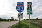 Interstate 43 Sign